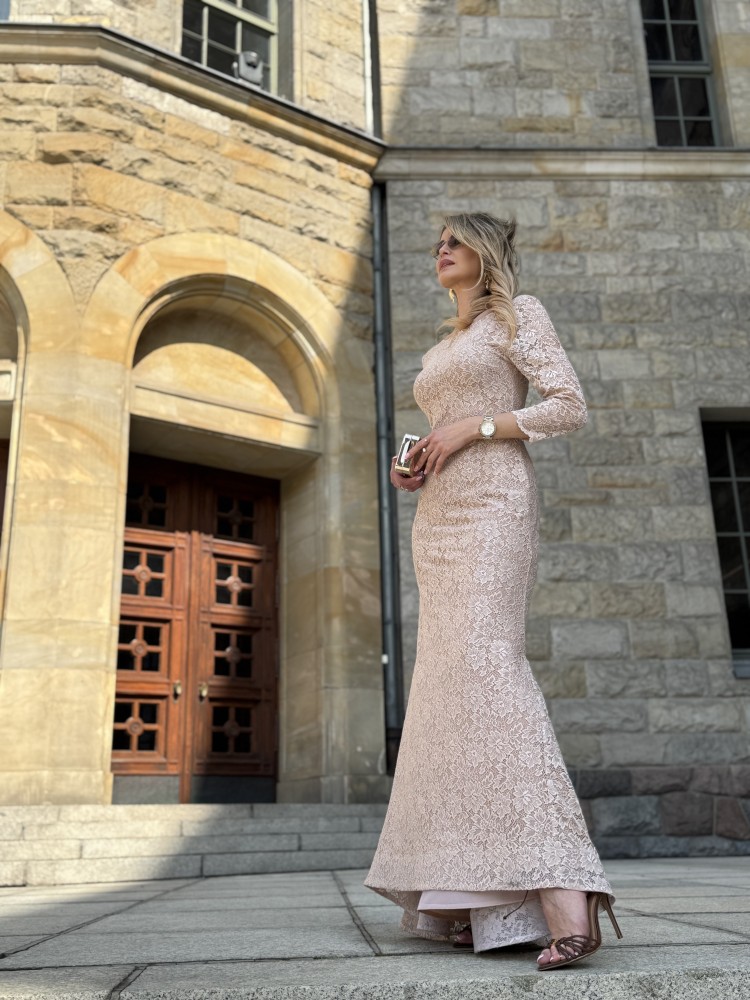 Sukienka beżowa HONEY