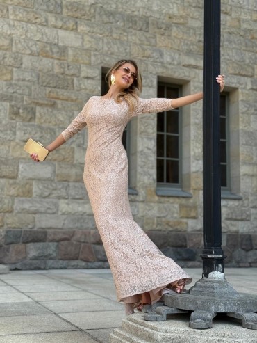 Sukienka beżowa HONEY