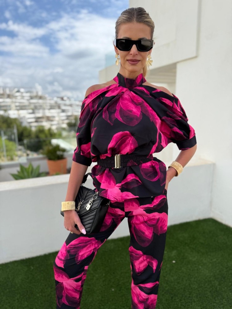 Spodnie różowe COLA