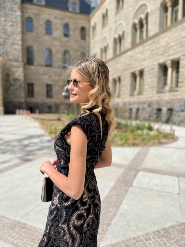 Sukienka czarna LENA