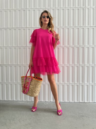 copy of Sukienka fuksja LAMA