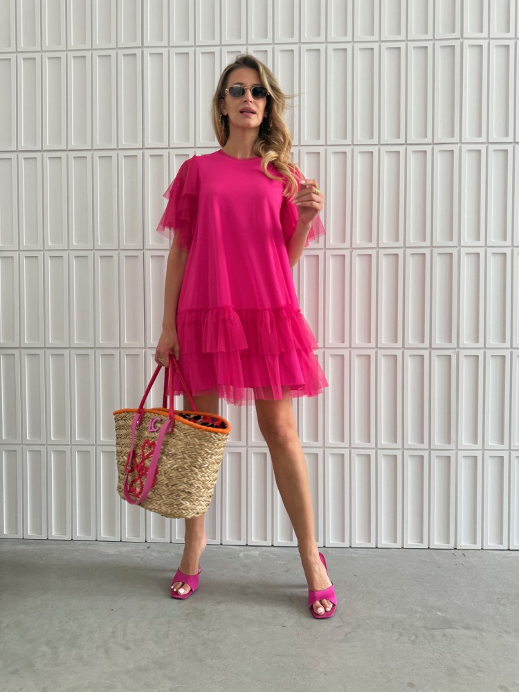 copy of Sukienka fuksja LAMA