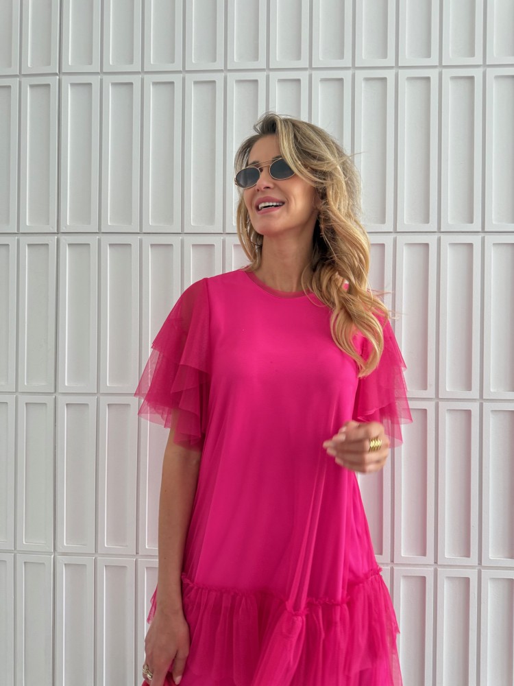 copy of Sukienka fuksja LAMA