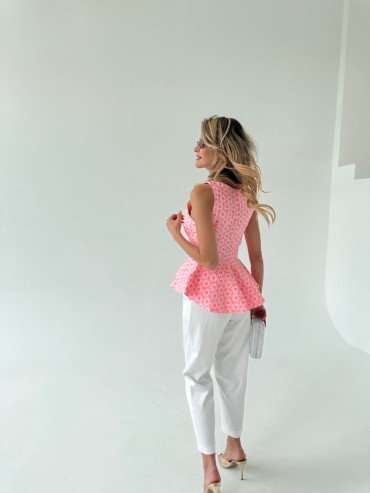 Bluzka różowa MILA