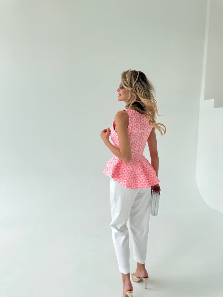 Bluzka różowa MILA