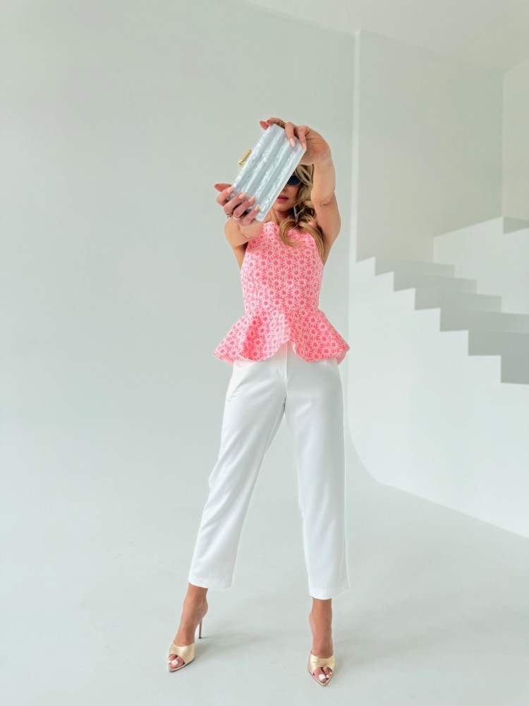 Torebka perła biała