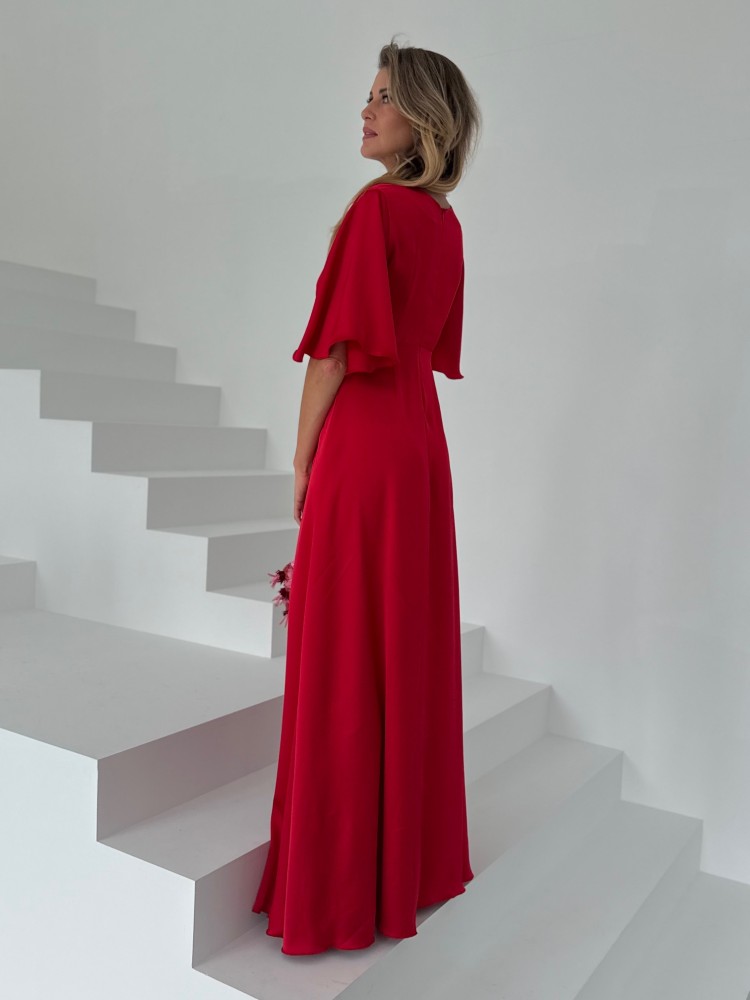 Sukienka czerwona RACHEL