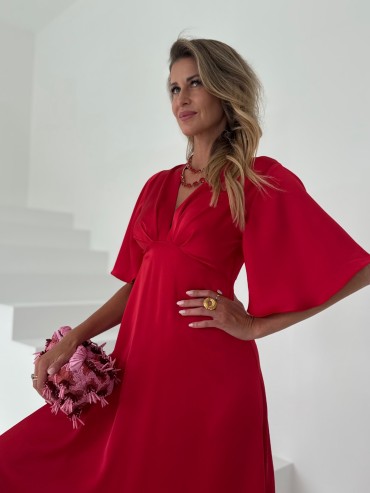 Sukienka czerwona RACHEL