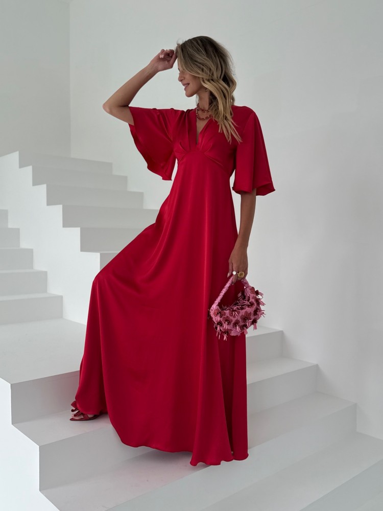 Sukienka czerwona RACHEL