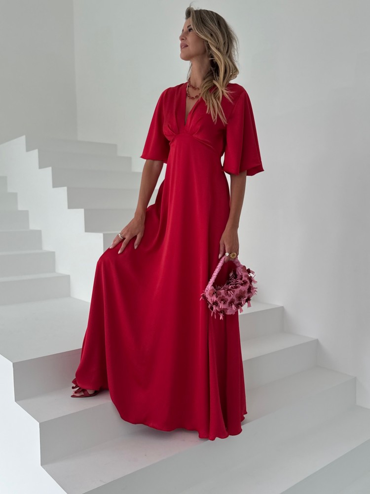 Sukienka czerwona RACHEL