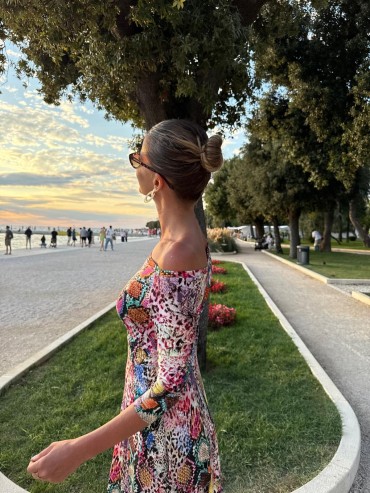 Sukienka różowa ELLIE