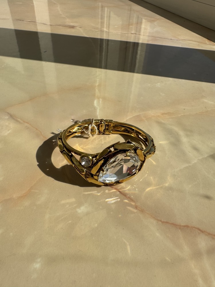 Bransoletka z jasnym kryształem