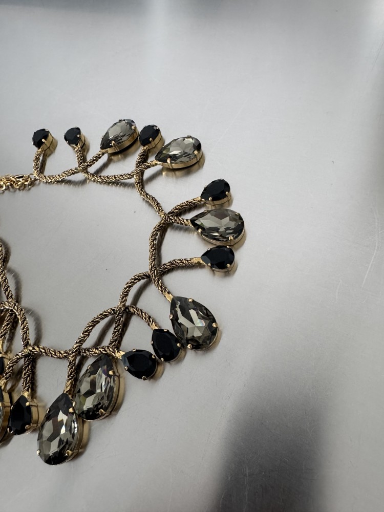 Kolia z kryształami