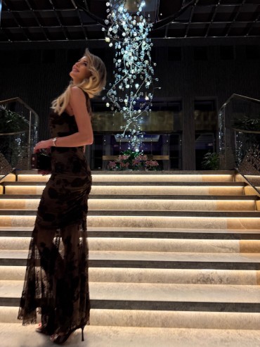 Sukienka brązowa LARA