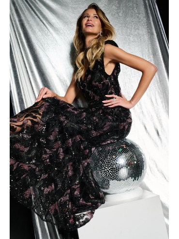 Sukienka fioletowa GRACE