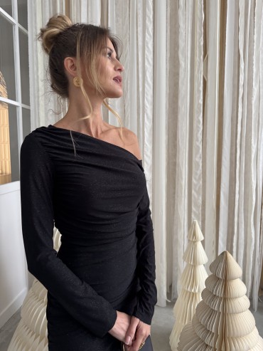 Sukienka czarna BALUA