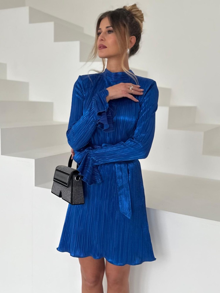 Sukienka RAFIA niebieska