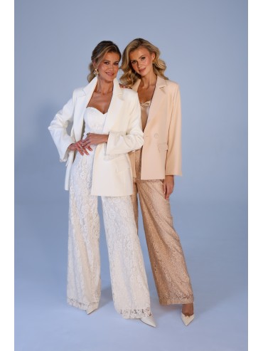 Spodnie VALERIA beż