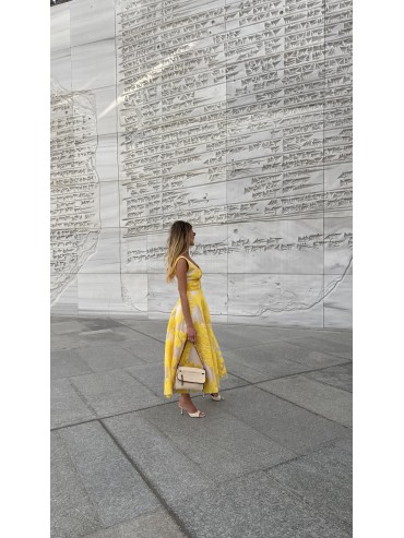 Sukienka ALVERRA żółta