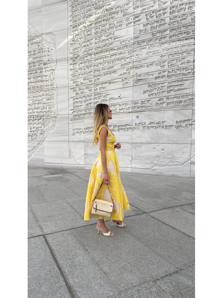 Sukienka ALVERRA żółta