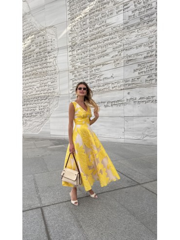 Sukienka ALVERRA żółta