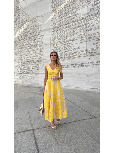 Sukienka ALVERRA żółta