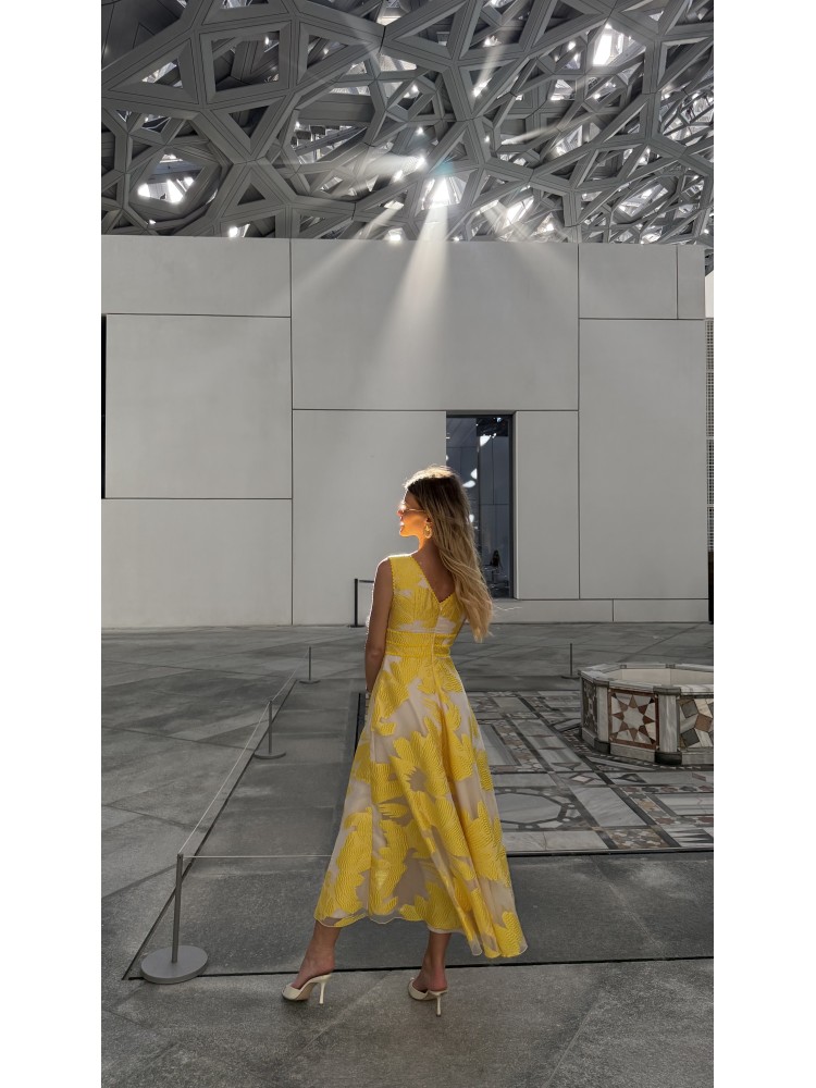 Sukienka ALVERRA żółta