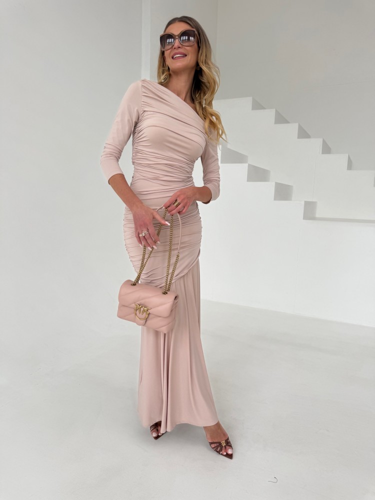 Sukienka BALUA pudrowy-róż