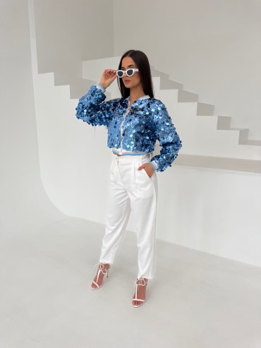 Kurtka LUNETTE niebieska