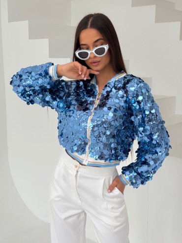 Kurtka LUNETTE niebieska