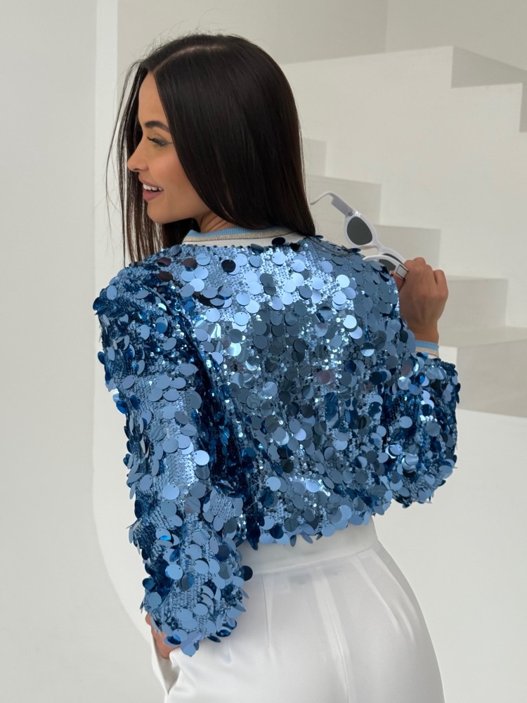 Kurtka LUNETTE niebieska