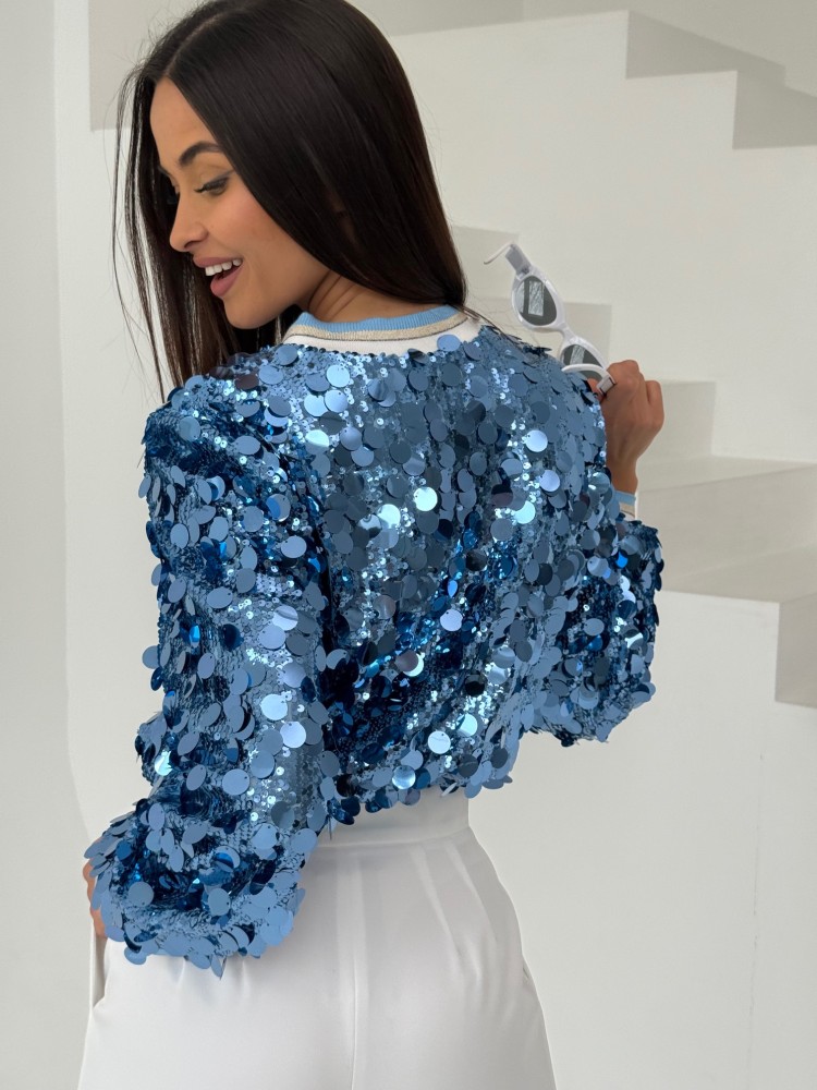 Kurtka LUNETTE niebieska