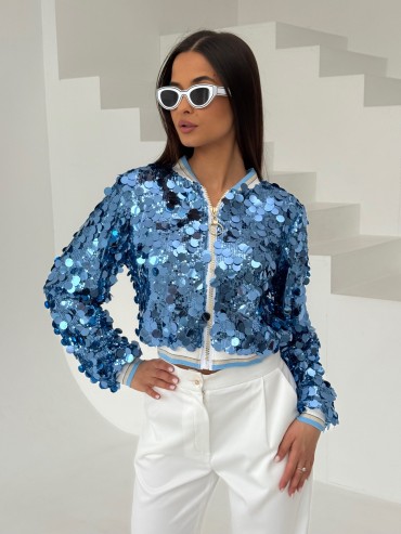 Kurtka LUNETTE niebieska