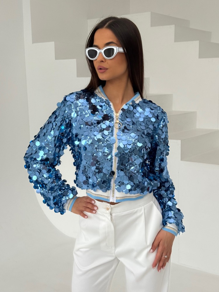 Kurtka LUNETTE niebieska