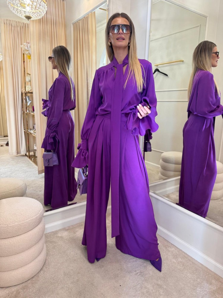 Koszula LORENA fioletowa