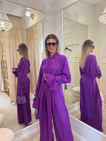 Koszula LORENA fioletowa