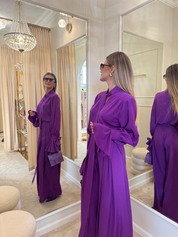 Koszula LORENA fioletowa