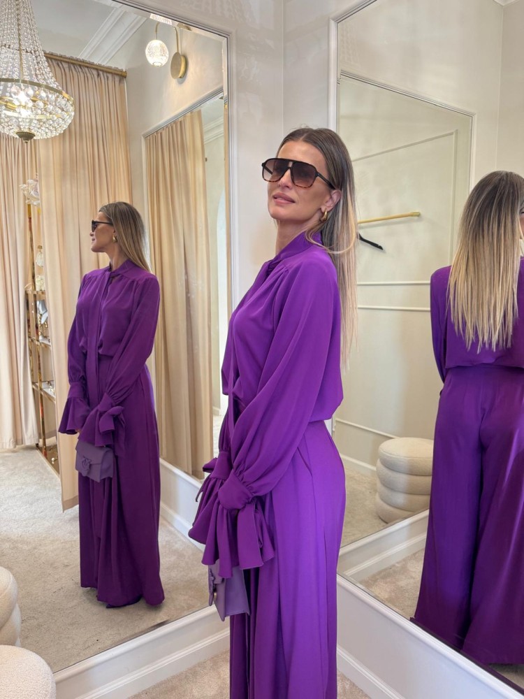 Koszula LORENA fioletowa