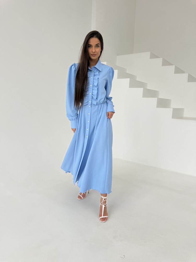 Sukienka AVORIA niebieska