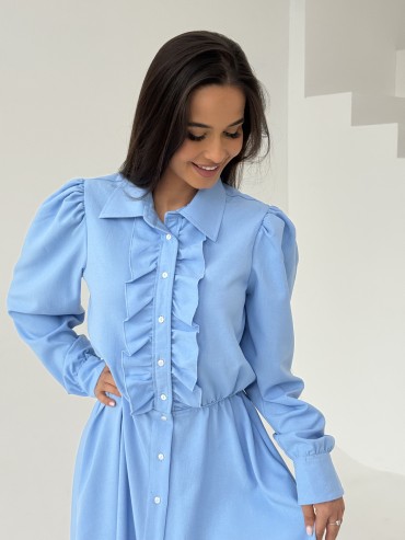 Sukienka AVORIA niebieska