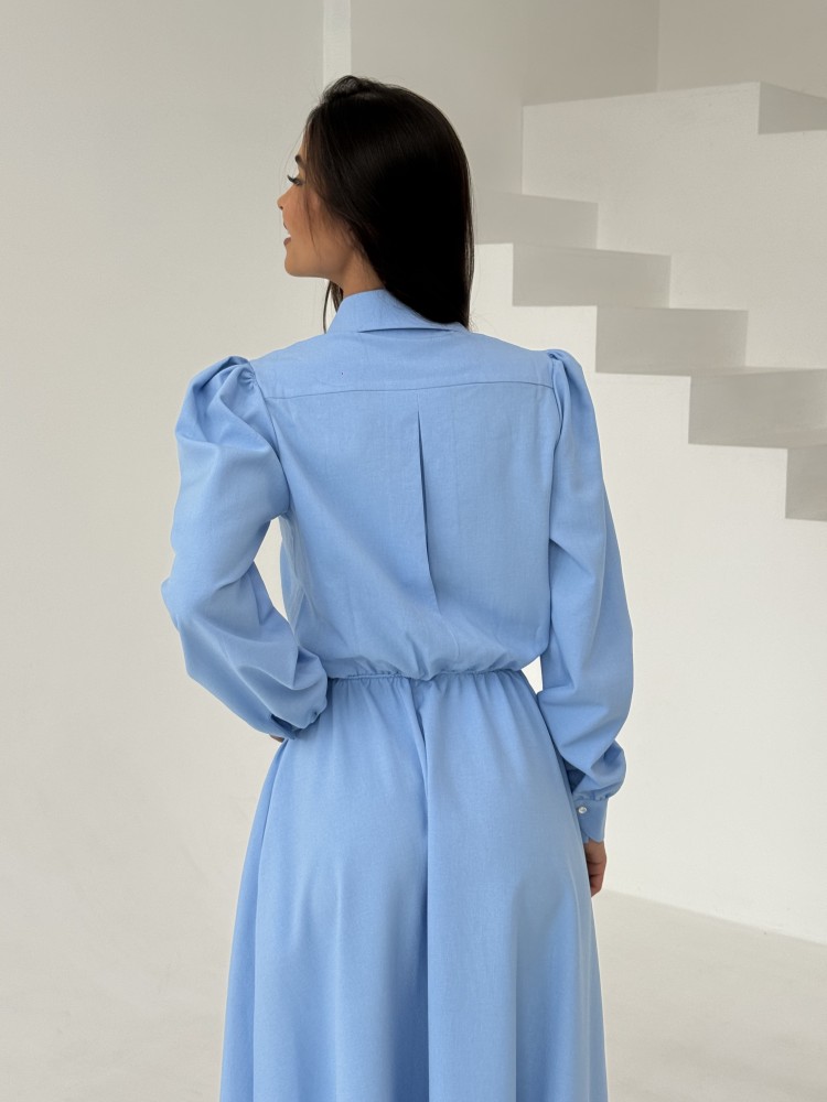 Sukienka AVORIA niebieska