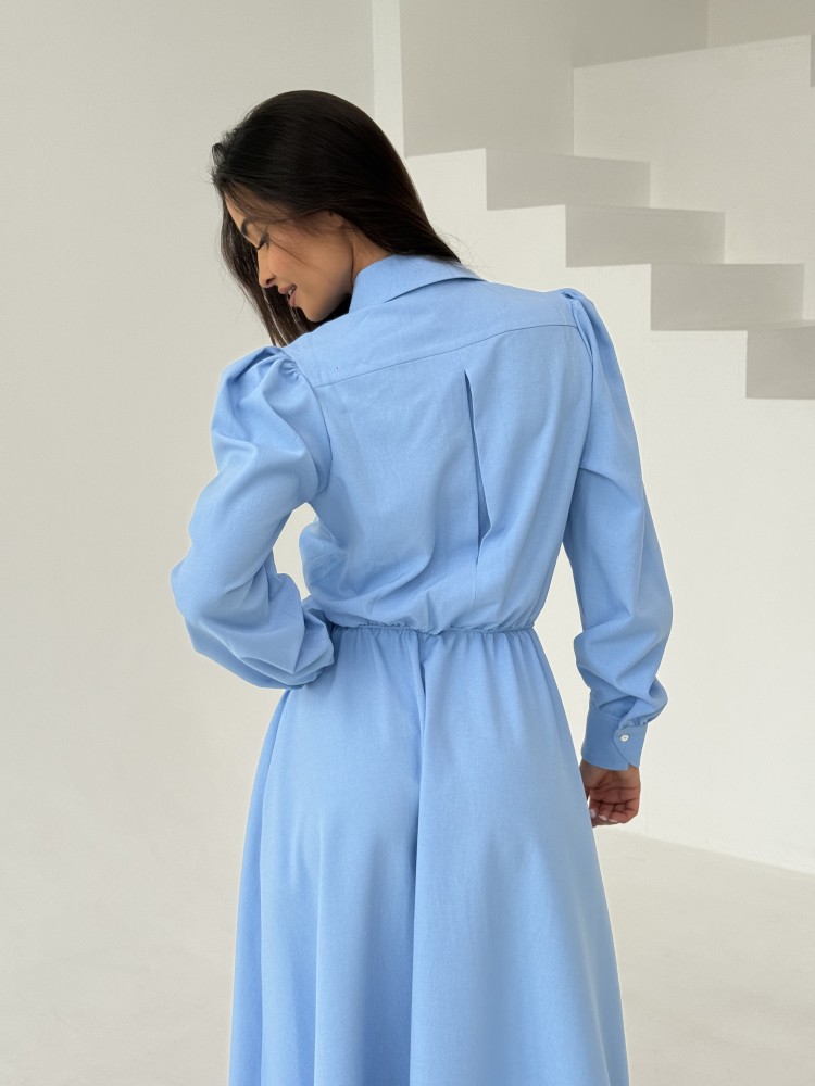 Sukienka AVORIA niebieska