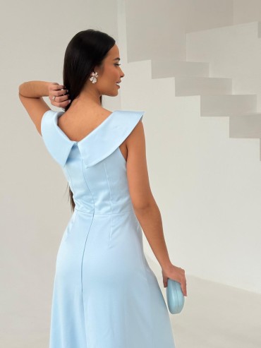 Sukienka AVELINA niebieska