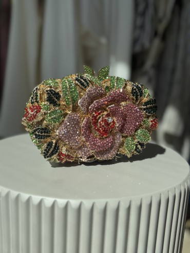 Torebka RÓŻA cekinowa