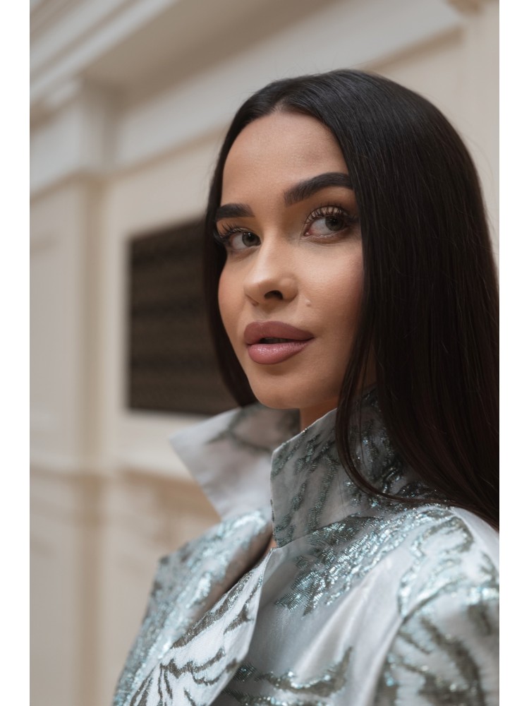 Sukienka długa turkusowa Magnolia