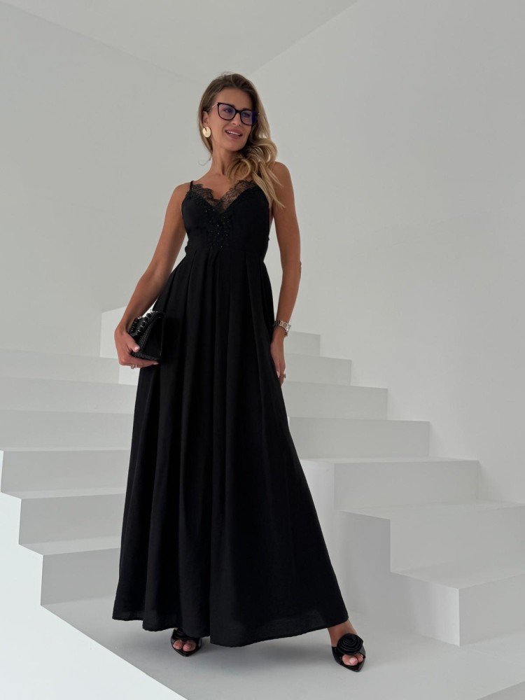 Sukienka czarna SELISE