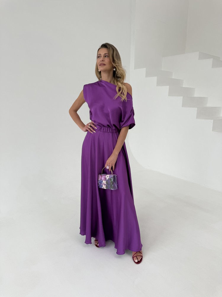 Sukienka fioletowa SAMMY