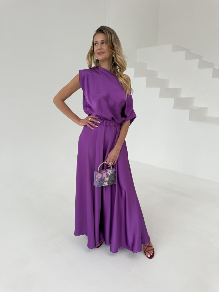 Sukienka fioletowa SAMMY