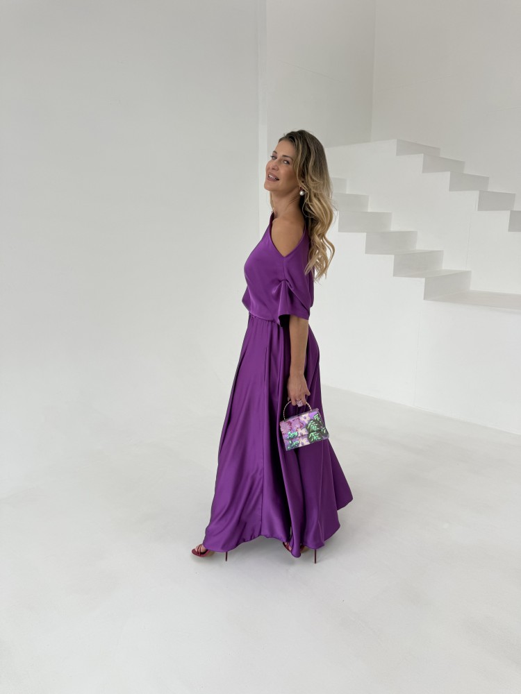 Sukienka fioletowa SAMMY