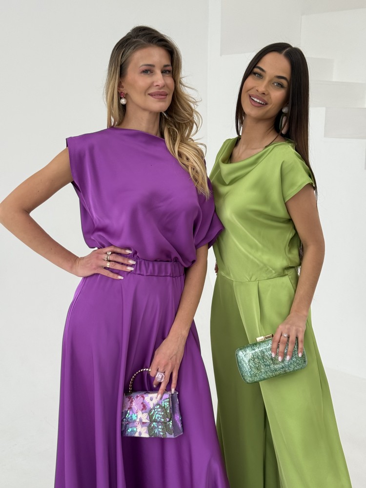 Sukienka fioletowa SAMMY